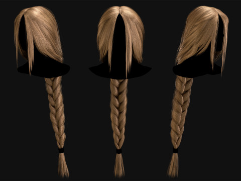 Realtime Haircard Vol 10 - No3 3D 模型