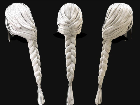 Realtime Haircard No48 3D Model