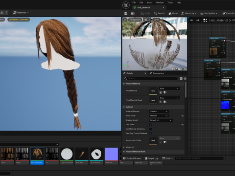 Realtime Haircard Vol 10 - No3 3D 模型