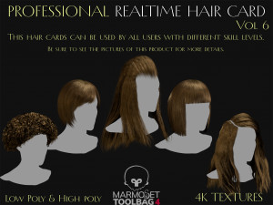 Professional Realtime Haircard Vol 6 3D मॉडल