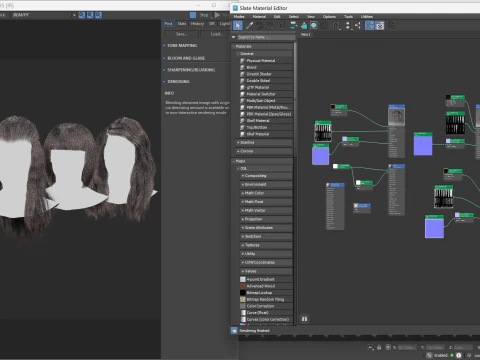 Professional Realtime Haircard Vol 6 3D Model