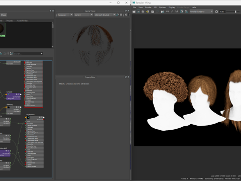 Professional Realtime Haircard Vol 6 3D Модель