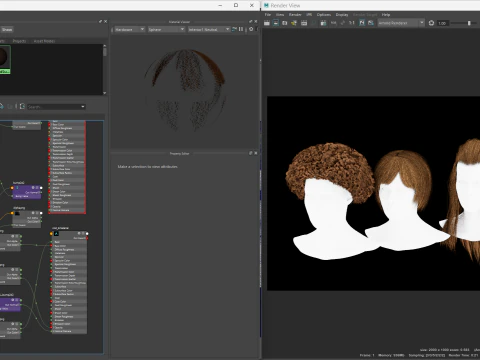 Professional Realtime Haircard Vol 6 3D Model