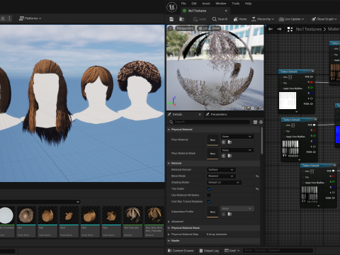 Professional Realtime Haircard Vol 6 3D Модель