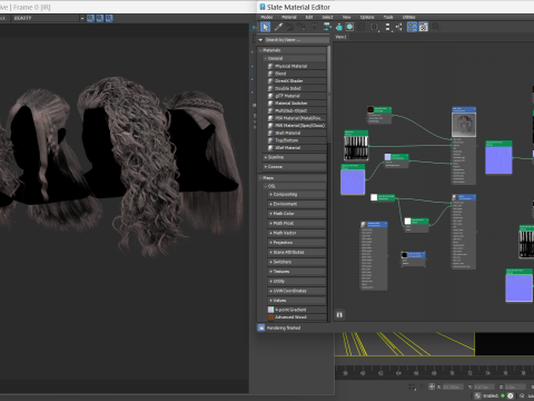 Professional Realtime Haircard Vol 7 3D Model