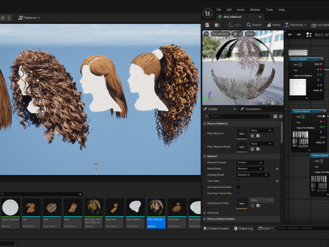 Professional Realtime Haircard Vol 8 3D Модель