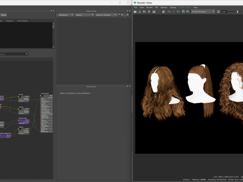 Professional Realtime Haircard Vol 8 3D Модель