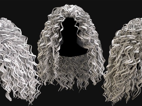 Professional Realtime Haircard Vol 8 3D Модель