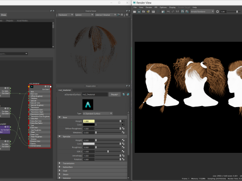 Professional Realtime Haircard Vol 9 3D 모델