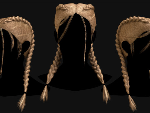 Professional Realtime Haircard Vol 9 3D 모델