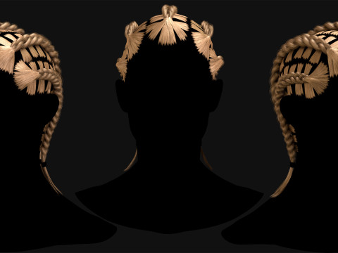 Professional Realtime Haircard Vol 9 3D 모델