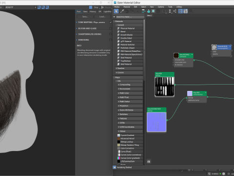 Realtime Beard and Moustache No1 Modèle 3D