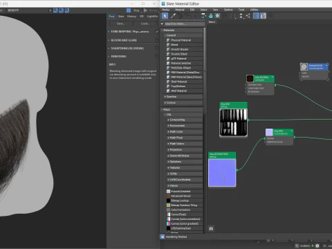 Realtime Beard and Moustache No1 3D Model