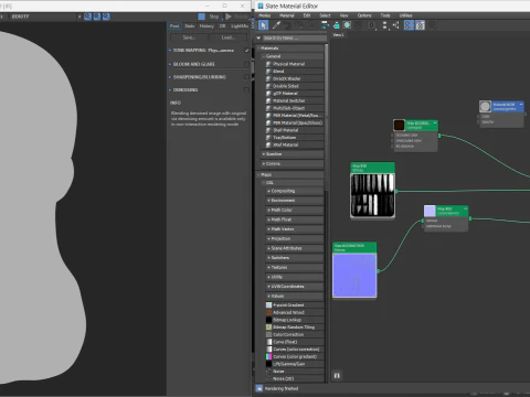 Realtime Beard and Moustache No2 3D Model