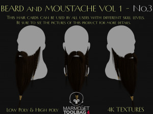 Beard and Moustache Vol 1 - No3 Modelo 3D