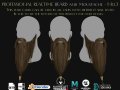 Realtime Beard and Moustache - No3 3D-Modell