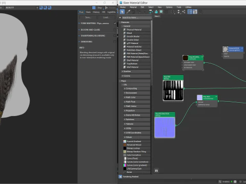 Realtime Beard and Moustache No3 3D Model