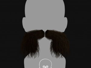 Beard and Moustache Vol 1 - No4 3D Model