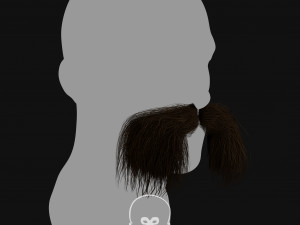 Beard and Moustache Vol 1 - No4 3D Model