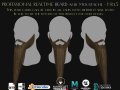 Realtime Beard and Moustache No5 3D-Modell