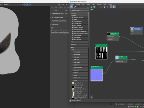 Realtime Beard and Moustache No5 Modelo 3D