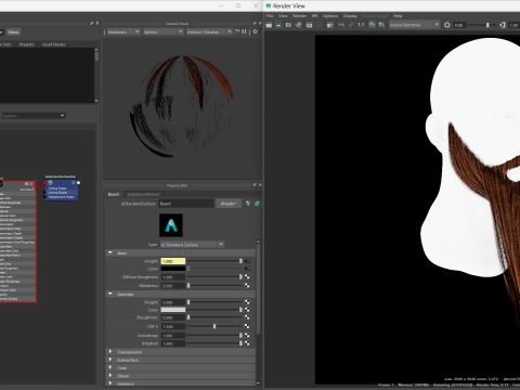 Realtime Beard and Moustache No5 Modelo 3D