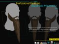 Realtime Beard and Moustache No5 Modello 3D