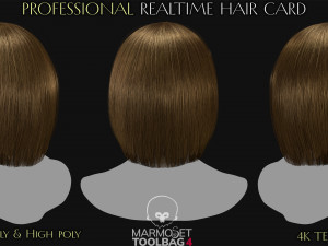 30 Profesional Realtime Haircard Modelo 3D