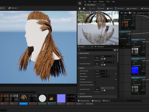 Realtime Haircard No49 3D Model