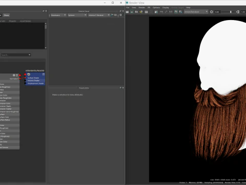 Realtime Beard and Moustache No6 3D Model