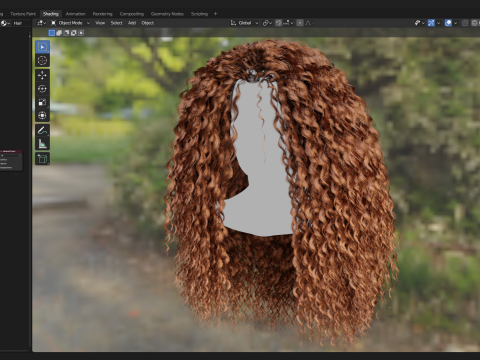 Realtime Haircard Vol 10 - No2 Modelo 3D