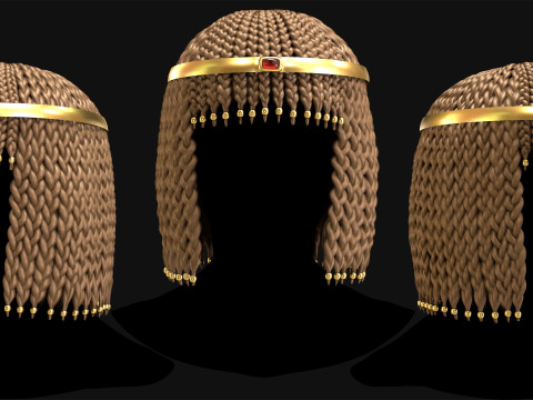 Realtime Haircard Vol 10 - No1 3D Model