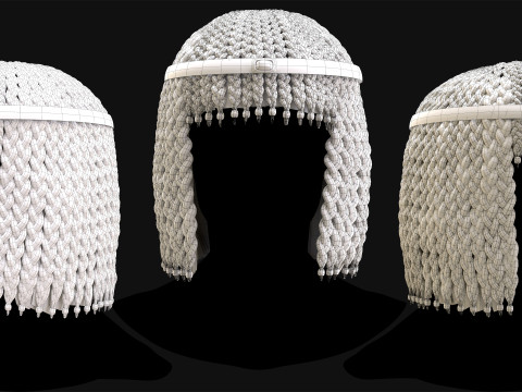 Realtime Haircard Vol 10 - No1 3D Model