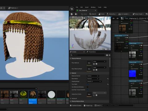 Realtime Haircard No46 3D Model
