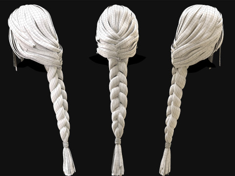Professional Realtime Haircard Vol 10 3D Model