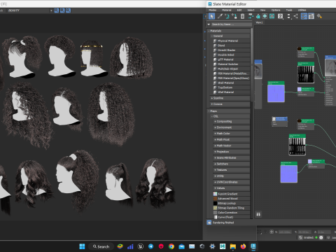 20 Special Realtime Haircard 3D 모델