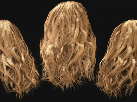 20 Special Realtime Haircard 3D Model