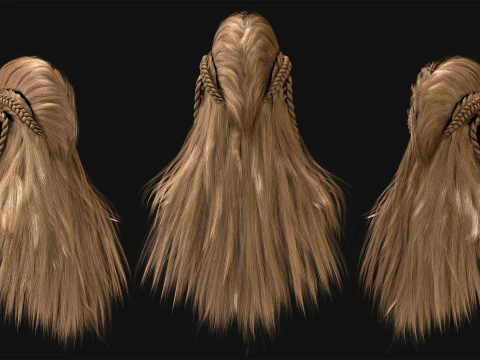 20 Special Realtime Haircard 3D Model