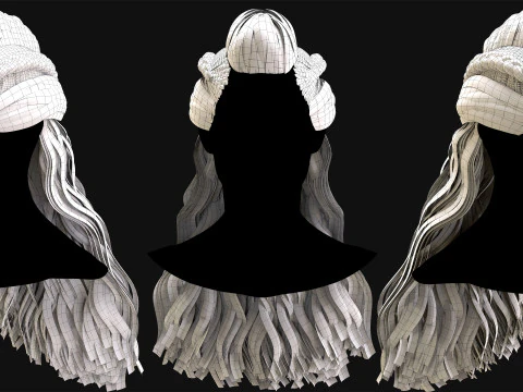 20 Special Realtime Haircard 3D Model
