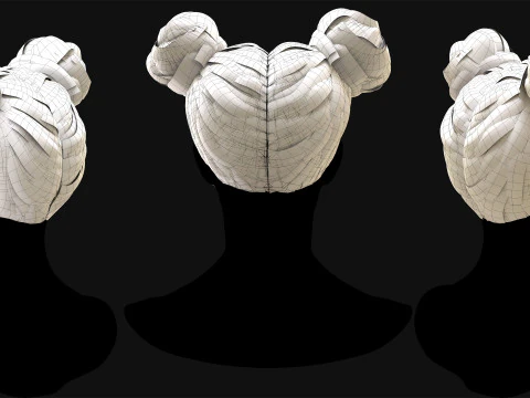 20 Special Realtime Haircard 3D Model