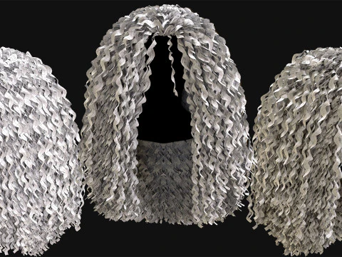 20 Special Realtime Haircard 3D Model