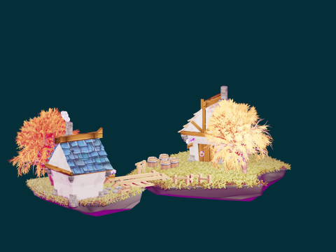 Island 3D-Modell