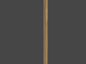 Fire Axe Lowpoly 3D Model
