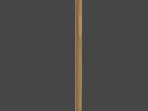 Fire Axe Lowpoly 3D Model