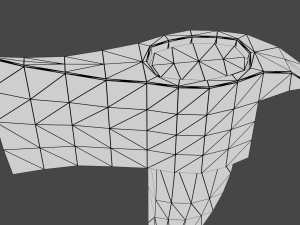 Fire Axe Lowpoly 3D Model