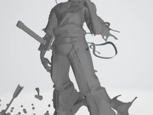 アフロジャック 3Dプリントモデル