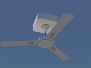 Ceiling fan High Resolution Game Ready Asset 3D Model