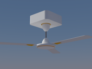 Ceiling fan High Resolution Game Ready Asset 3D 모델
