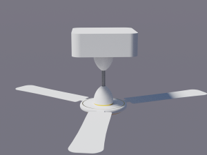 Ceiling fan High Resolution Game Ready Asset 3D 모델
