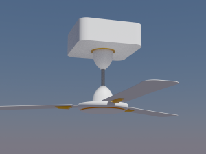 Ceiling fan High Resolution Game Ready Asset 3D 모델